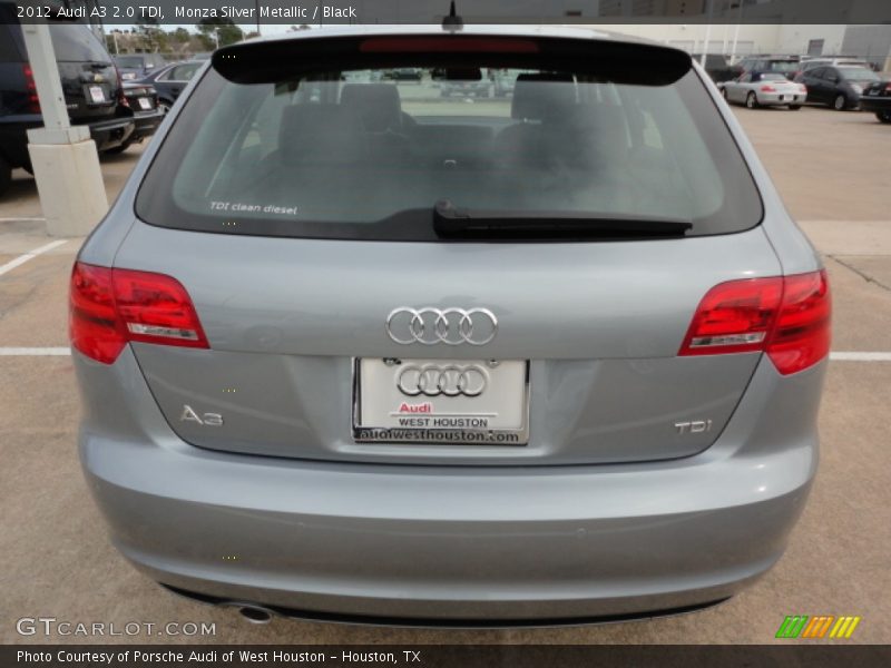 Monza Silver Metallic / Black 2012 Audi A3 2.0 TDI