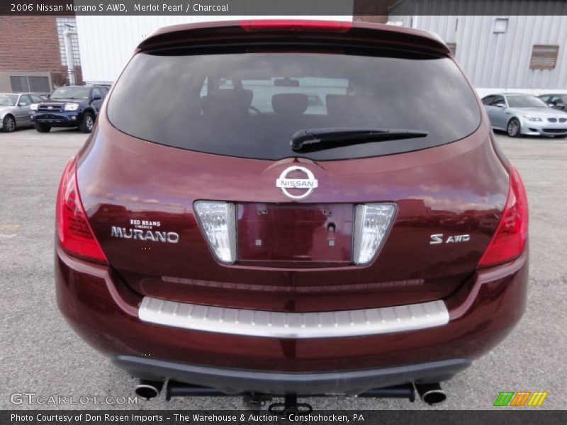 Merlot Pearl / Charcoal 2006 Nissan Murano S AWD