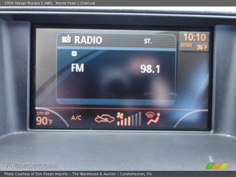 Merlot Pearl / Charcoal 2006 Nissan Murano S AWD