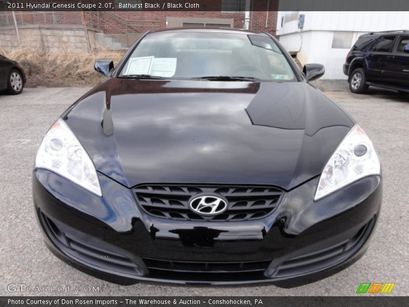 Bathurst Black / Black Cloth 2011 Hyundai Genesis Coupe 2.0T
