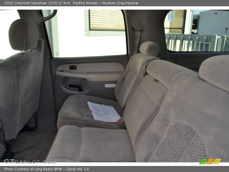 Redfire Metallic / Medium Gray/Neutral 2002 Chevrolet Suburban 1500 LS 4x4