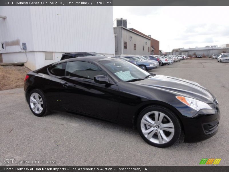 Bathurst Black / Black Cloth 2011 Hyundai Genesis Coupe 2.0T