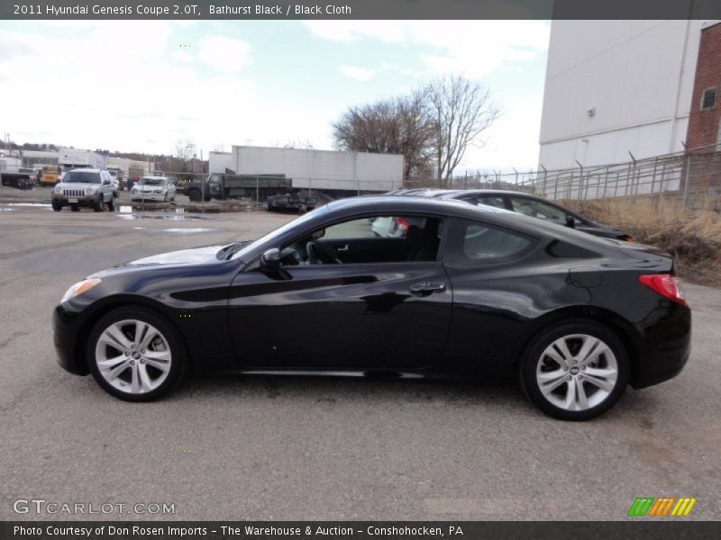 Bathurst Black / Black Cloth 2011 Hyundai Genesis Coupe 2.0T
