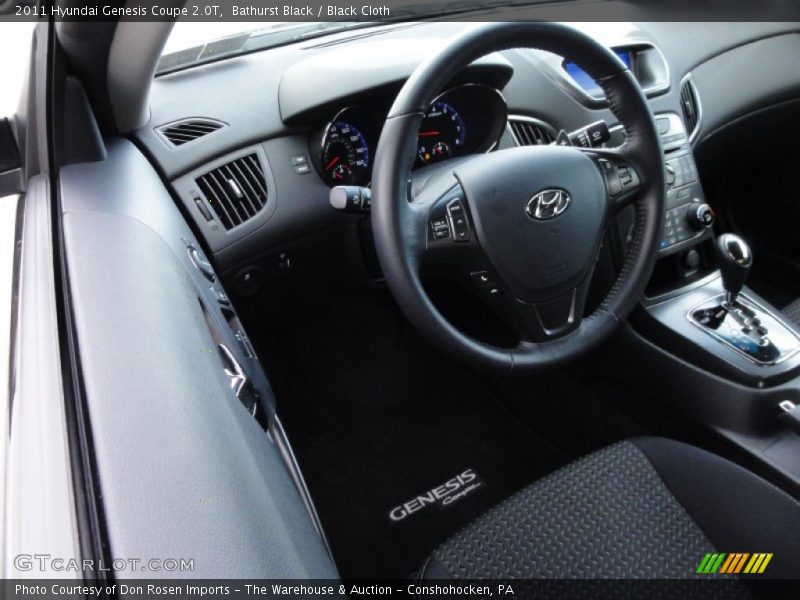 Bathurst Black / Black Cloth 2011 Hyundai Genesis Coupe 2.0T