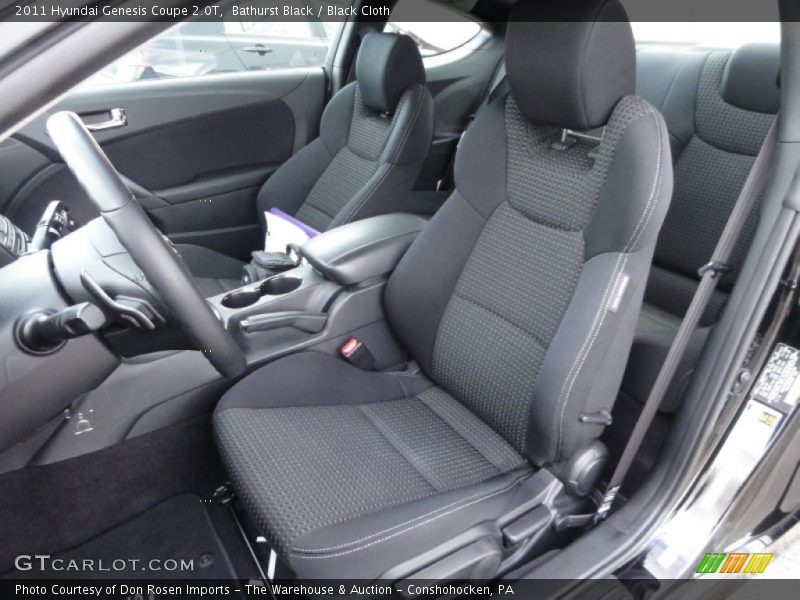Front Seat of 2011 Genesis Coupe 2.0T
