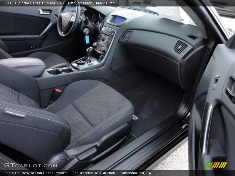 Bathurst Black / Black Cloth 2011 Hyundai Genesis Coupe 2.0T