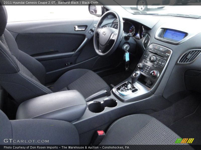 Bathurst Black / Black Cloth 2011 Hyundai Genesis Coupe 2.0T