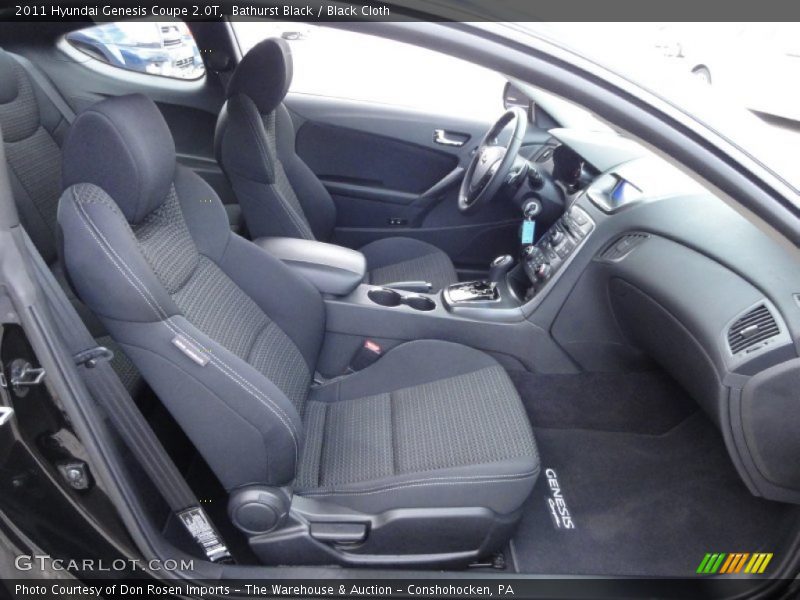 Front Seat of 2011 Genesis Coupe 2.0T