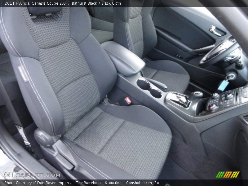  2011 Genesis Coupe 2.0T Black Cloth Interior