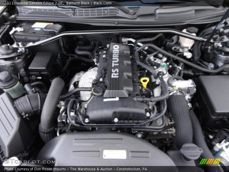  2011 Genesis Coupe 2.0T Engine - 2.0 Liter Turbocharged DOHC 16-Valve CVVT 4 Cylinder
