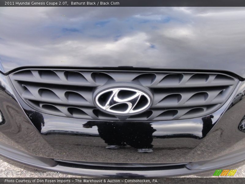 Bathurst Black / Black Cloth 2011 Hyundai Genesis Coupe 2.0T