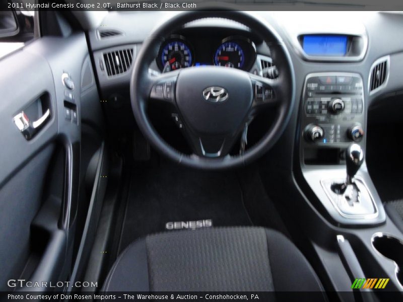 Bathurst Black / Black Cloth 2011 Hyundai Genesis Coupe 2.0T