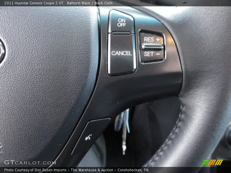 Bathurst Black / Black Cloth 2011 Hyundai Genesis Coupe 2.0T