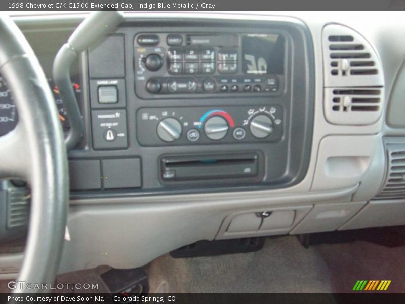Indigo Blue Metallic / Gray 1998 Chevrolet C/K C1500 Extended Cab