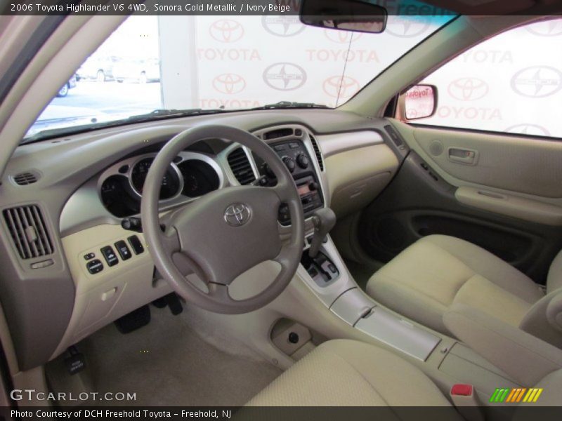 Sonora Gold Metallic / Ivory Beige 2006 Toyota Highlander V6 4WD