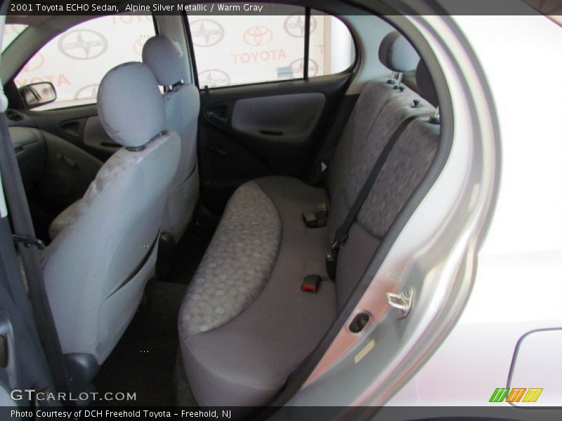 Alpine Silver Metallic / Warm Gray 2001 Toyota ECHO Sedan
