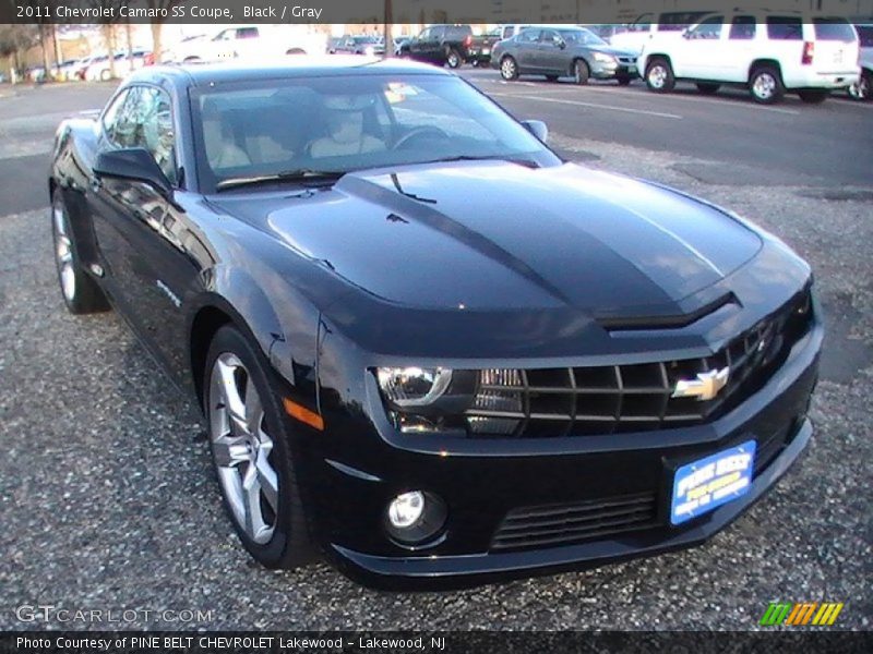 Black / Gray 2011 Chevrolet Camaro SS Coupe
