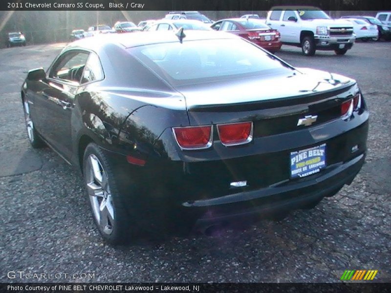 Black / Gray 2011 Chevrolet Camaro SS Coupe