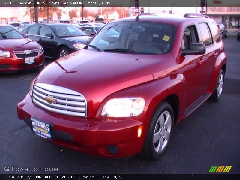 Crystal Red Metallic Tintcoat / Gray 2011 Chevrolet HHR LS