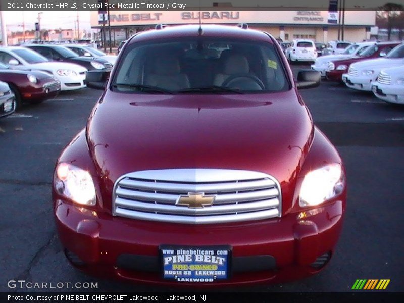 Crystal Red Metallic Tintcoat / Gray 2011 Chevrolet HHR LS