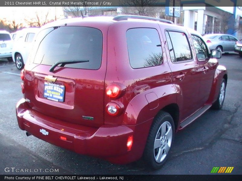 Crystal Red Metallic Tintcoat / Gray 2011 Chevrolet HHR LS