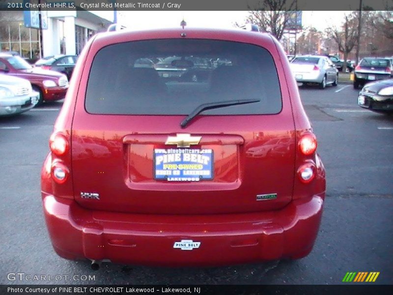 Crystal Red Metallic Tintcoat / Gray 2011 Chevrolet HHR LS