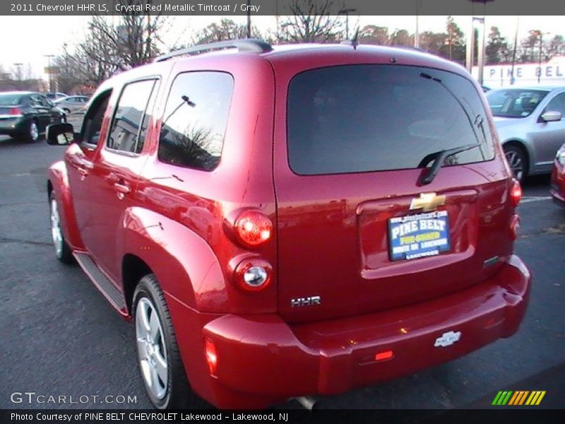 Crystal Red Metallic Tintcoat / Gray 2011 Chevrolet HHR LS