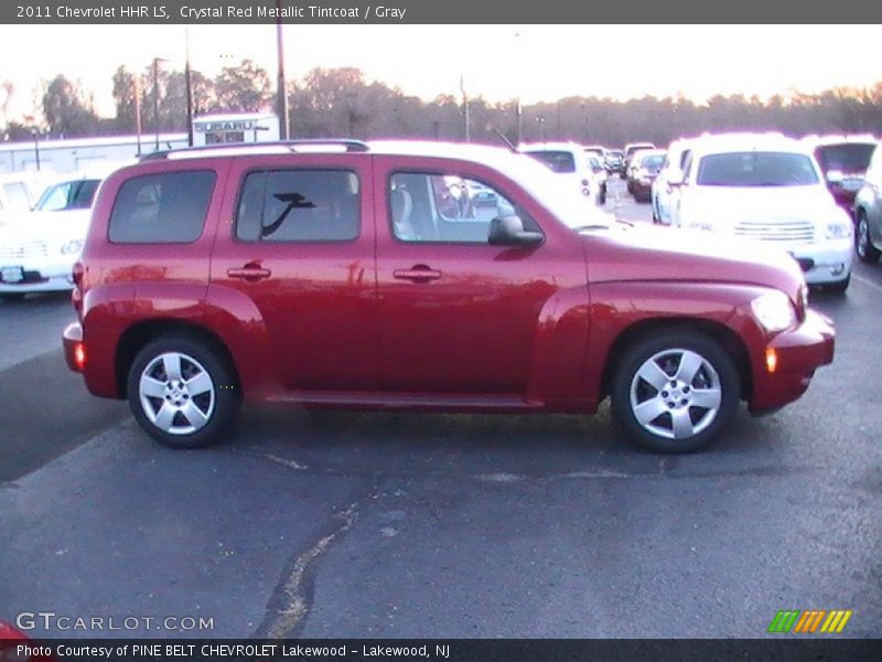 Crystal Red Metallic Tintcoat / Gray 2011 Chevrolet HHR LS