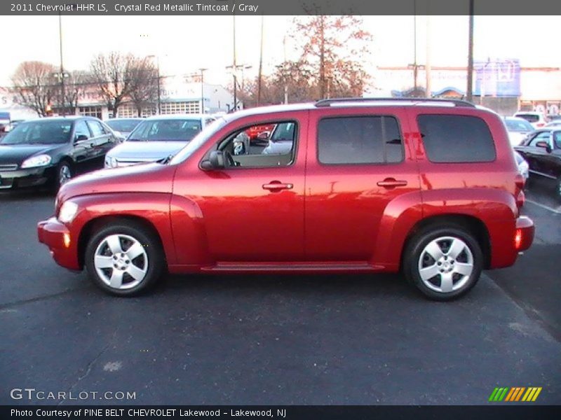 Crystal Red Metallic Tintcoat / Gray 2011 Chevrolet HHR LS