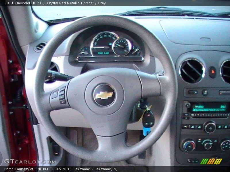 Crystal Red Metallic Tintcoat / Gray 2011 Chevrolet HHR LS