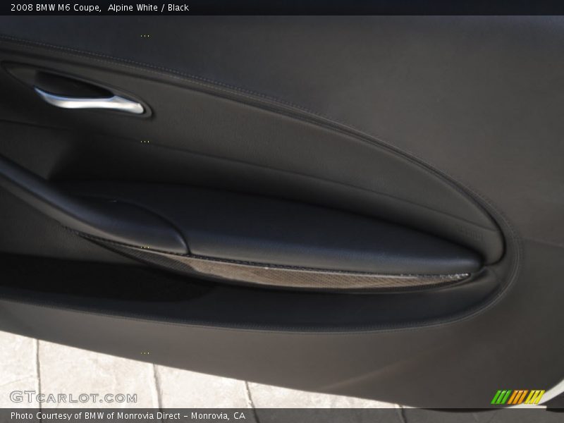 Alpine White / Black 2008 BMW M6 Coupe