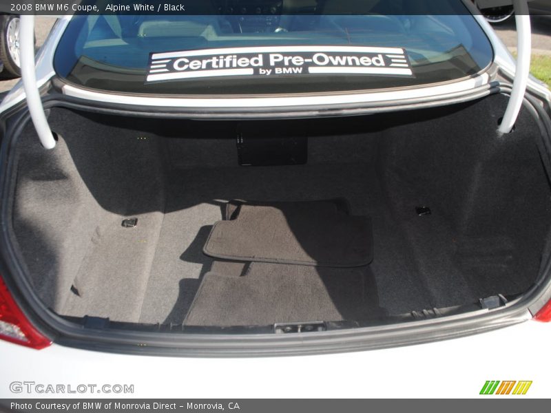  2008 M6 Coupe Trunk