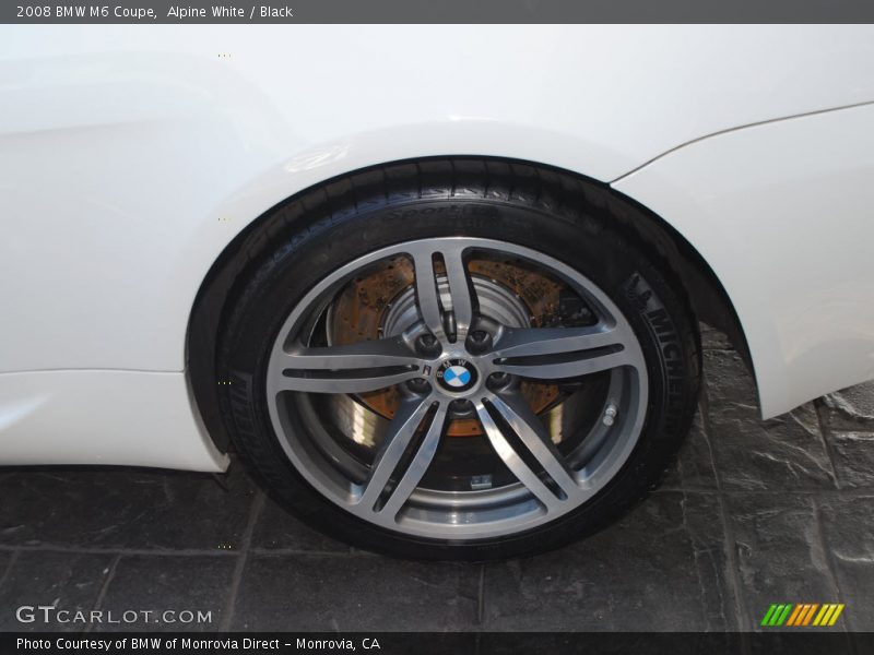 Alpine White / Black 2008 BMW M6 Coupe