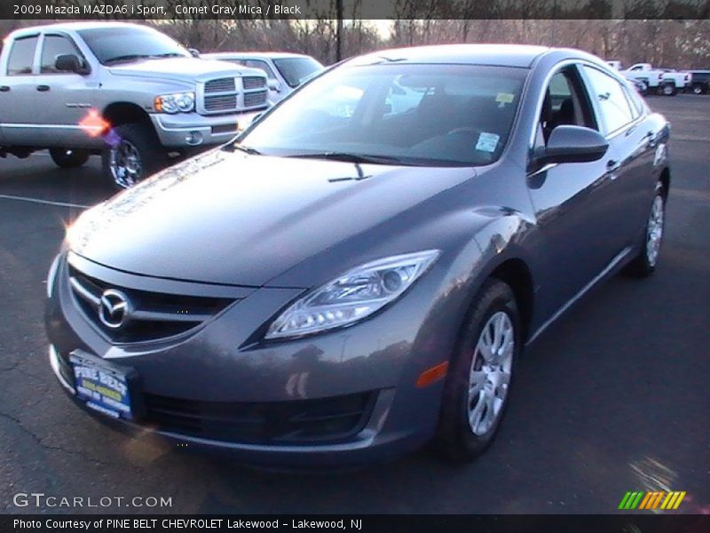 Comet Gray Mica / Black 2009 Mazda MAZDA6 i Sport