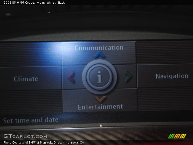 Alpine White / Black 2008 BMW M6 Coupe