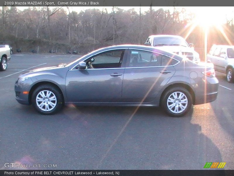 Comet Gray Mica / Black 2009 Mazda MAZDA6 i Sport