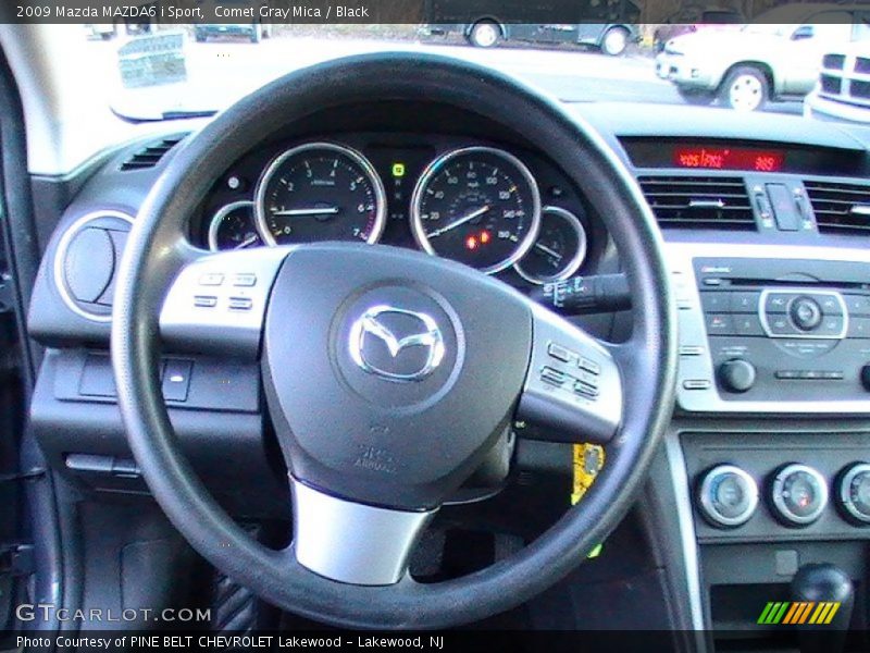 Comet Gray Mica / Black 2009 Mazda MAZDA6 i Sport