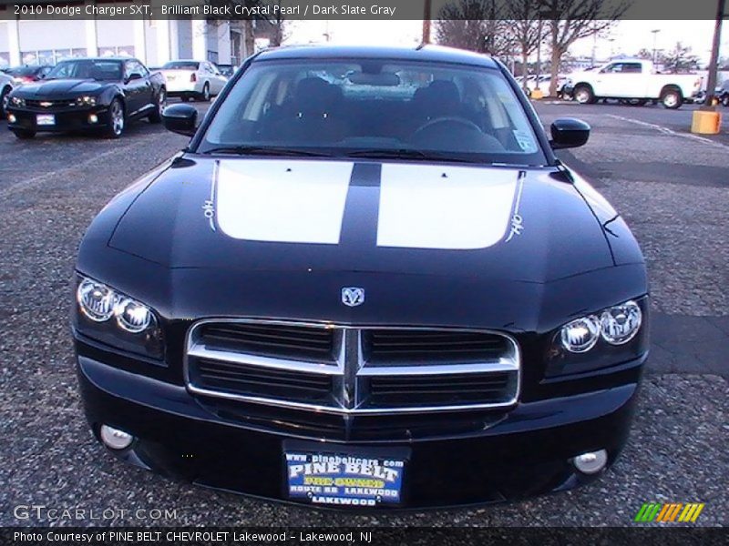 Brilliant Black Crystal Pearl / Dark Slate Gray 2010 Dodge Charger SXT