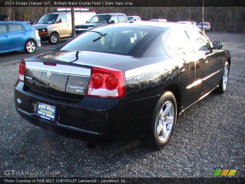 Brilliant Black Crystal Pearl / Dark Slate Gray 2010 Dodge Charger SXT
