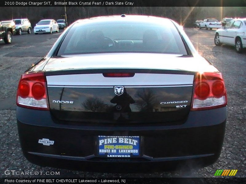 Brilliant Black Crystal Pearl / Dark Slate Gray 2010 Dodge Charger SXT