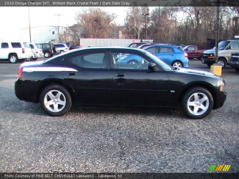 Brilliant Black Crystal Pearl / Dark Slate Gray 2010 Dodge Charger SXT
