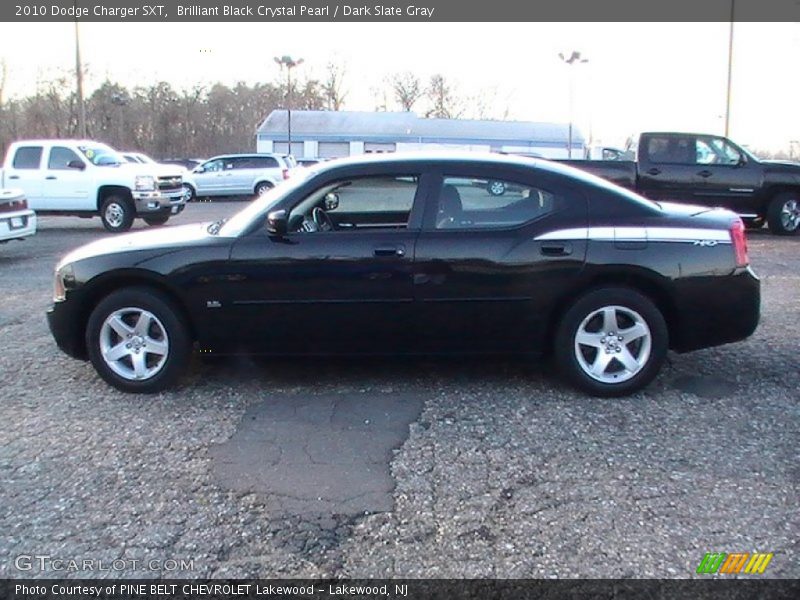 Brilliant Black Crystal Pearl / Dark Slate Gray 2010 Dodge Charger SXT