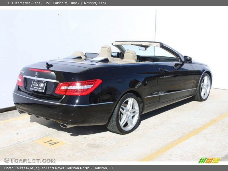 Black / Almond/Black 2011 Mercedes-Benz E 350 Cabriolet