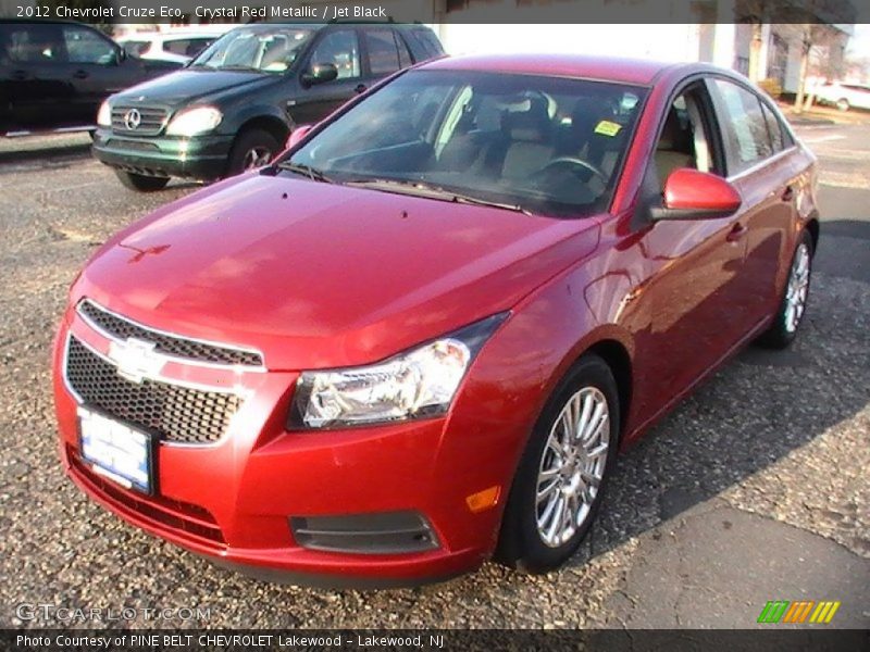 Crystal Red Metallic / Jet Black 2012 Chevrolet Cruze Eco