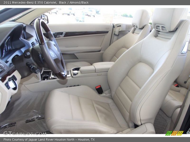Black / Almond/Black 2011 Mercedes-Benz E 350 Cabriolet