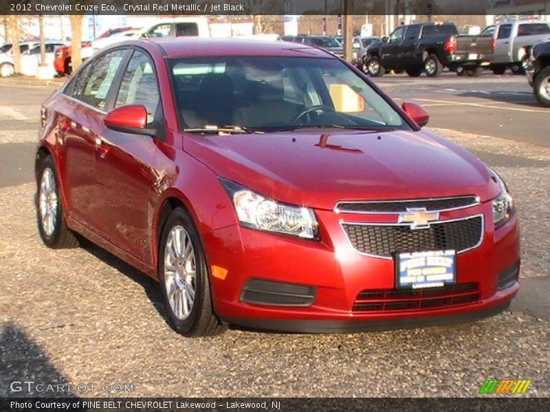 Crystal Red Metallic / Jet Black 2012 Chevrolet Cruze Eco