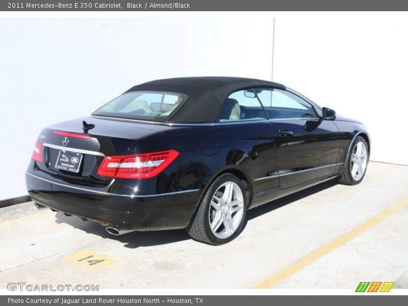 Black / Almond/Black 2011 Mercedes-Benz E 350 Cabriolet