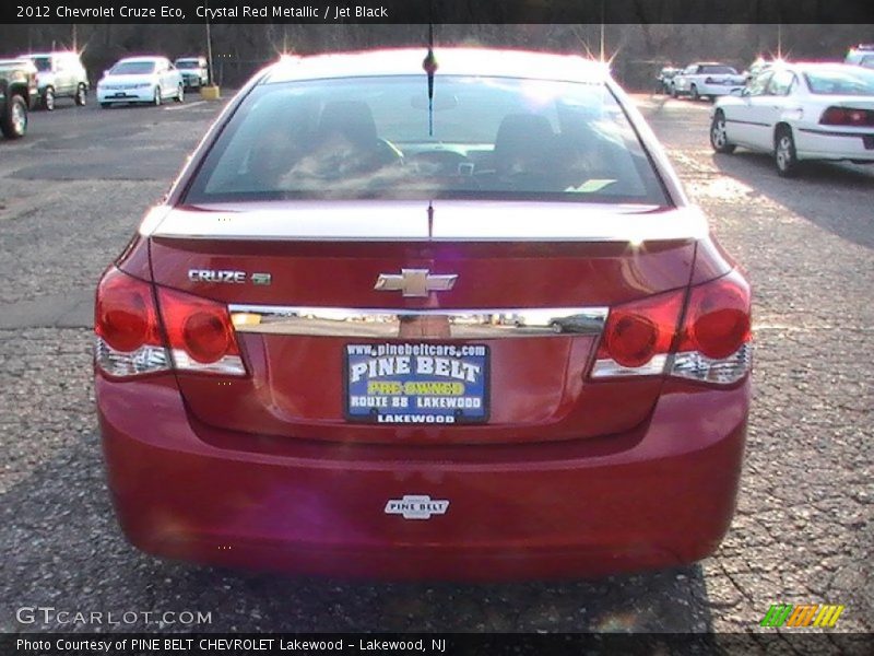 Crystal Red Metallic / Jet Black 2012 Chevrolet Cruze Eco