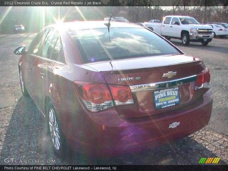 Crystal Red Metallic / Jet Black 2012 Chevrolet Cruze Eco