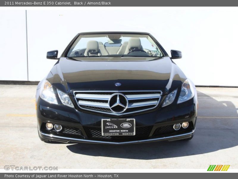 Black / Almond/Black 2011 Mercedes-Benz E 350 Cabriolet